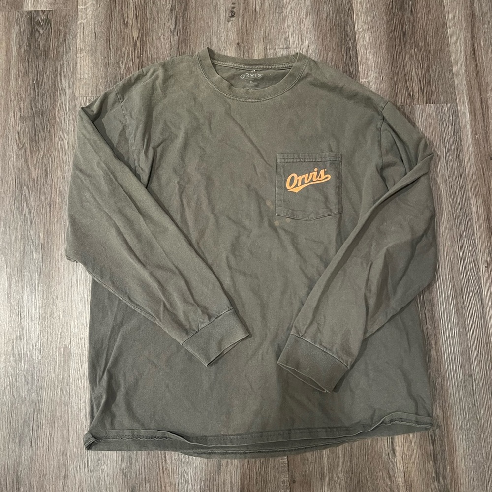 Orvis frocket long sleeve tshirt.